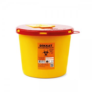 Контейнер для утилізації медичних відходів 5 л Afacan Plastik